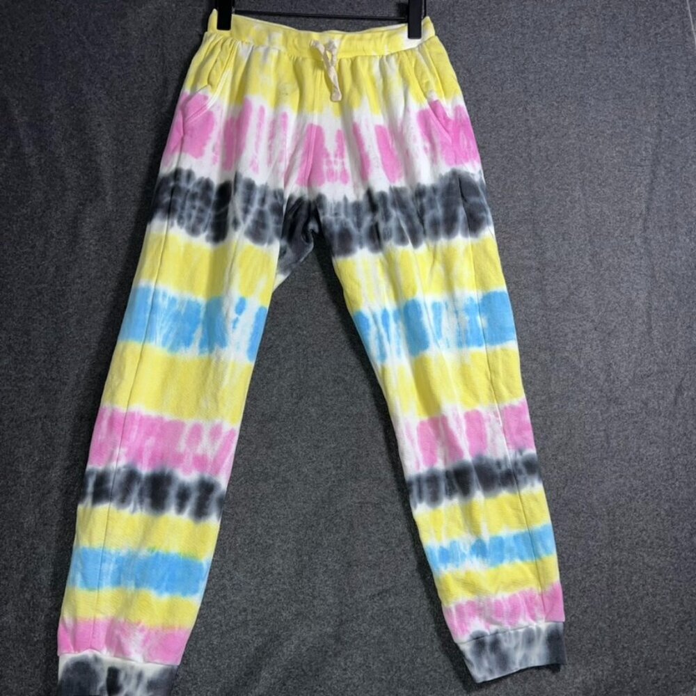 Electric & Rose s jogger tie dye pink yellow black blue
